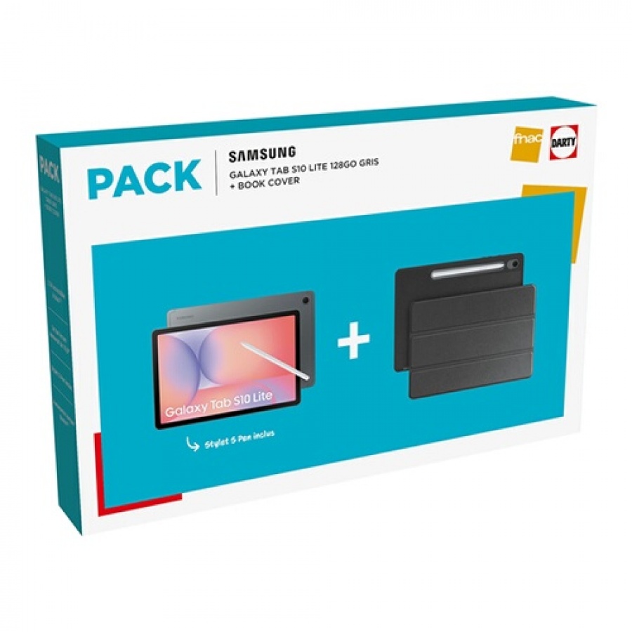 Samsung Pack Galaxy Tab S10 Lite 128Go wifi + Book Cover n°1