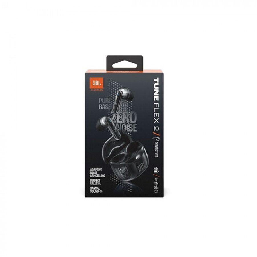 Jbl Tune Flex 2 Ghost Noir - sans fil Bluetooth avec reduction de bruit Adaptative et technologie Smart Ambient n°10