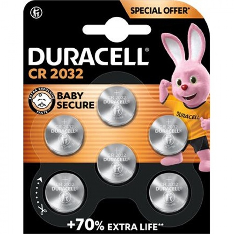 Duracell Duracell, Offre Speciale lot de 6 piles speciales lithium 2032 3 Volts,DL2032/CR2032