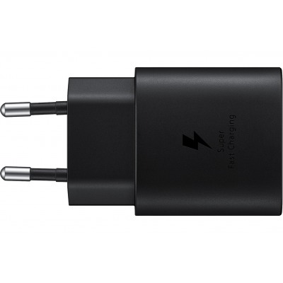 Samsung Chargeur secteur Samsung Ultra Rapide 25W compatible AFC, SFC & PD Charging Noir