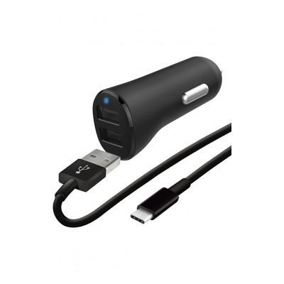 Wefix Chargeur Allume cigare x2 USB 4,8A