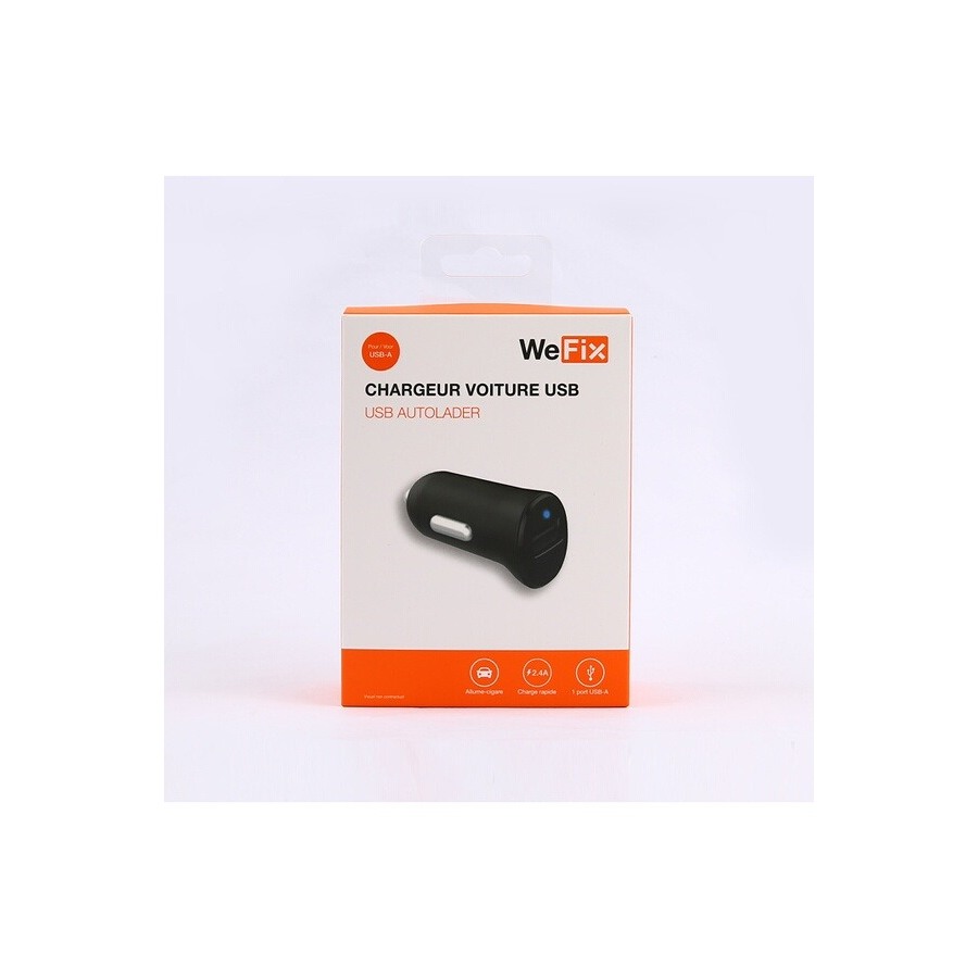 Wefix Chargeur Allume cigare x1 USB 2,4A n°2