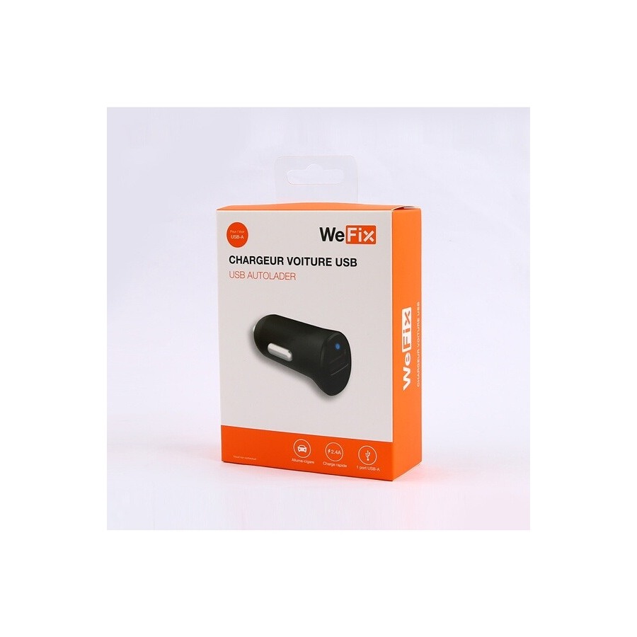 Wefix Chargeur Allume cigare x1 USB 2,4A n°3