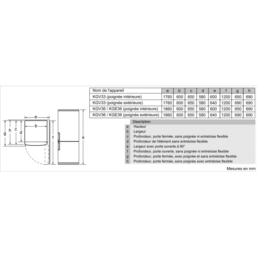 BOSCH KGV36VWEAS n°11