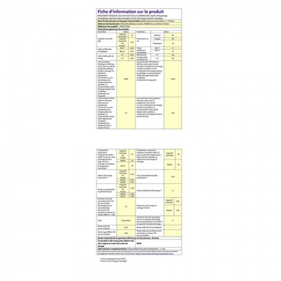 Proline PWD107AD Blanc n°6