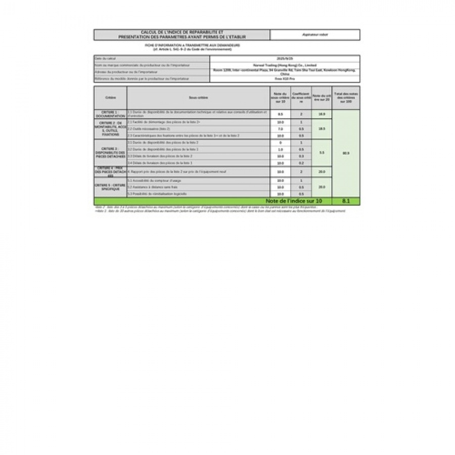 NARWAL FREO X10 PRO n°20