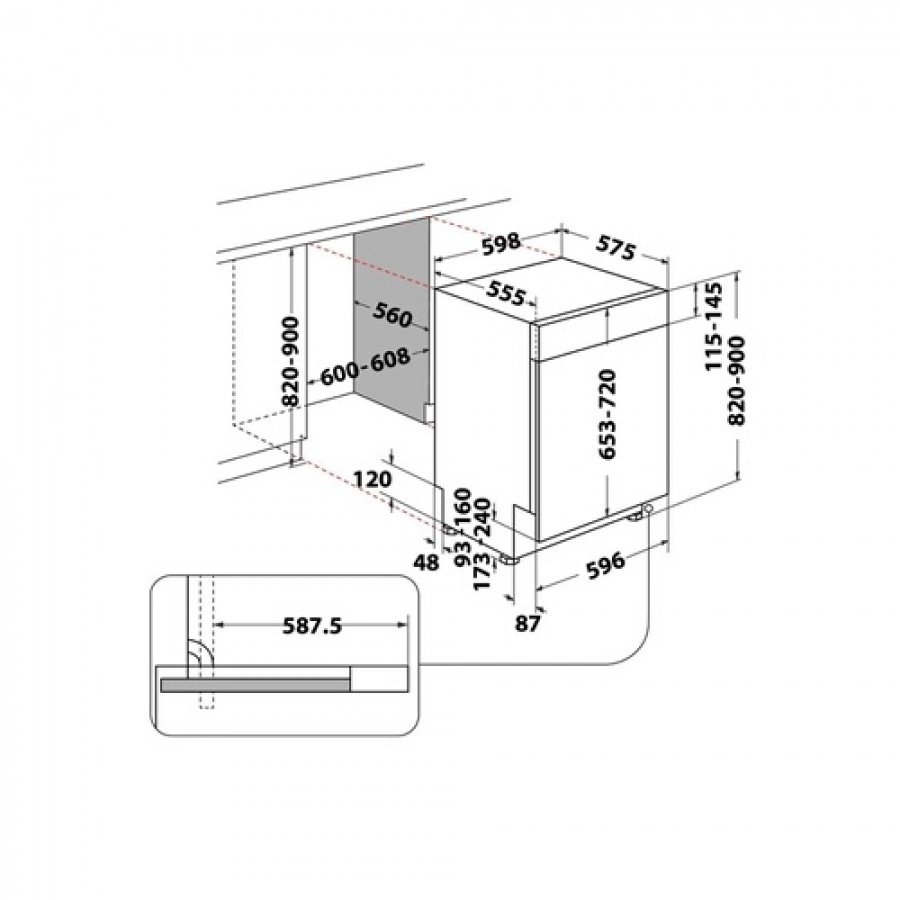 Indesit IN2PC14BN70B Blanc n°6