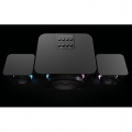 Nova Gaming SERPENTIS-Gaming Speaker 2.1 LED RGB transparent-Black