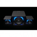 Nova Gaming SERPENTIS-Gaming Speaker 2.1 LED RGB transparent-Black