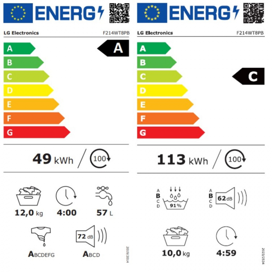 LG F214WT8PB 12/10KG n°10
