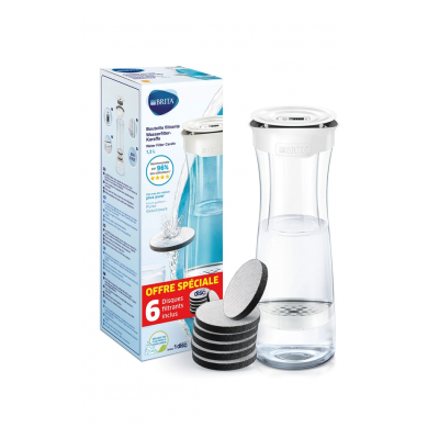 BRITA BOUTEILLE FILTRANTE BLANC/GRAPHITE 6 MOIS