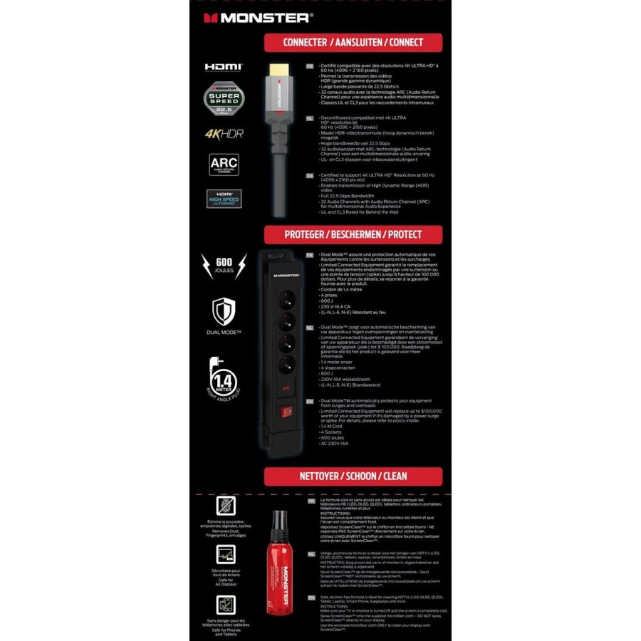 MONSTER CABLE PACK n°4