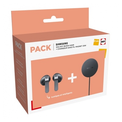 Samsung Buds4 + Pad charge à induction 25W
