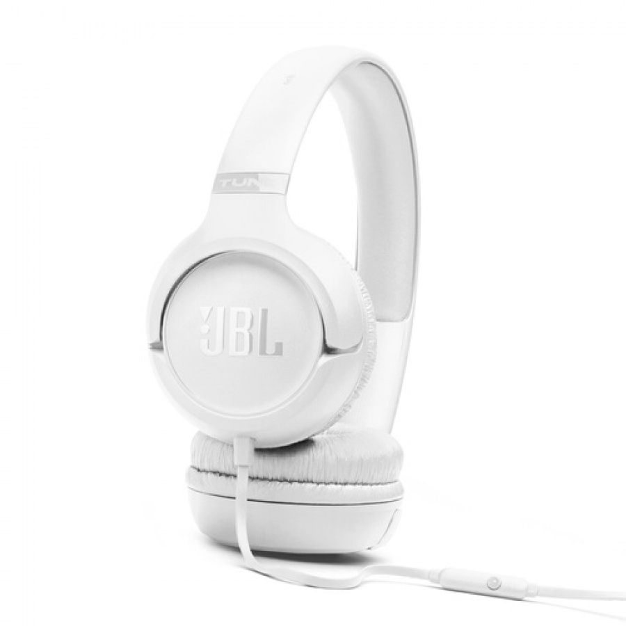 Jbl Tune 530 Blanc, supra-auriculaire filaire avec son JBL Pure Bass n°4