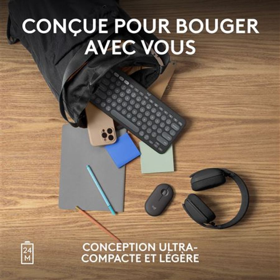 LOGITECH PEBBLE 2 GRAPHITE n°8