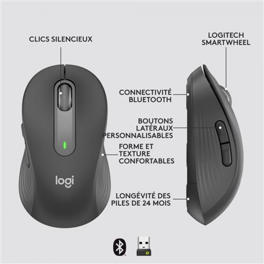 LOGITECH M650 GRAPHITE n°3