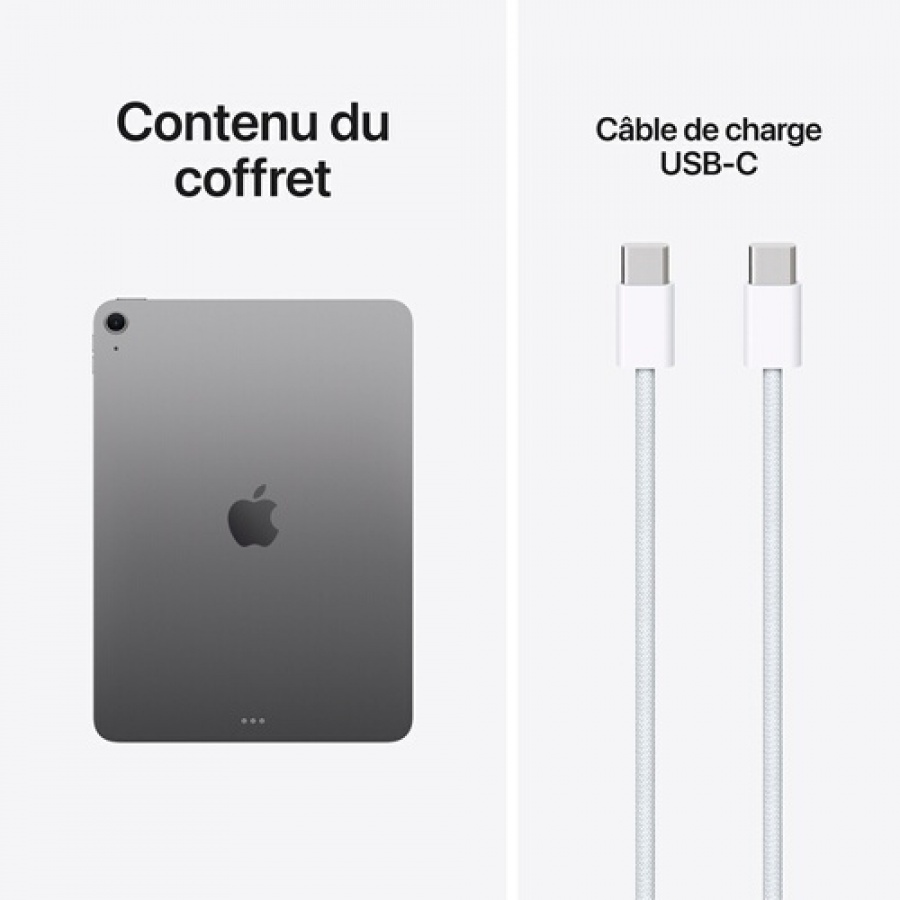 Apple iPad Air 11" Puce Apple M4 128 Go Wifi 8ème génération 2026 Gris Sidéral n°10