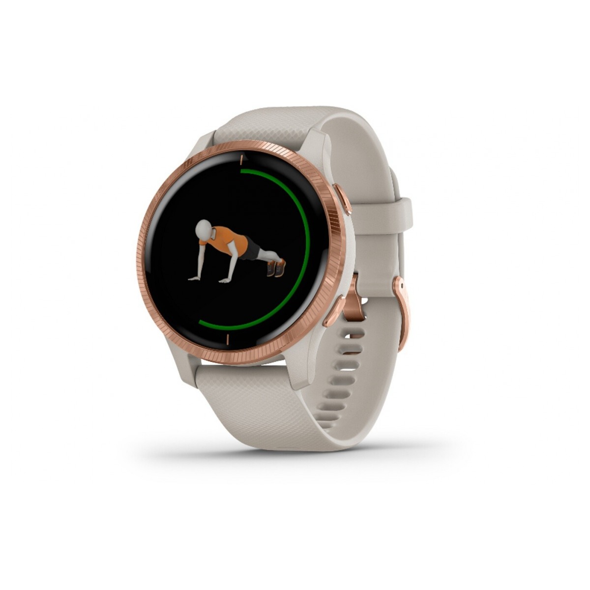 Montre connectée Garmin Venu 3S, Gray avec bracelet gris fonce