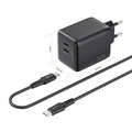 Accsup CV 100W+CBL USBC BK