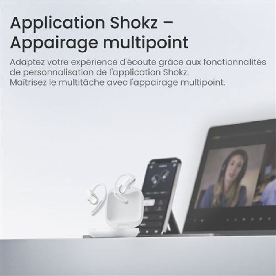 SHOKZ OPEN FIT AIR BLANC n°12