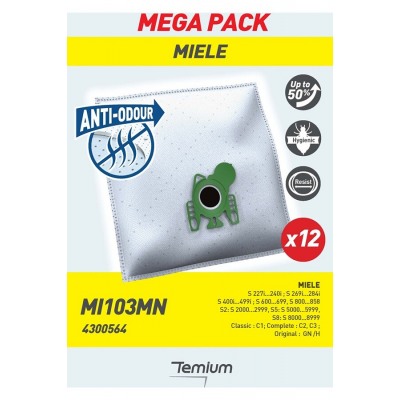 Temium MI103MN ANTI-ODEUR 12 SACS