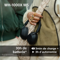 SONY WH1000XM5 ARGENT