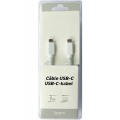 Temium Câble USB C 3.1 (mâle) vers USB C 3.1 (mâle) - 1 m