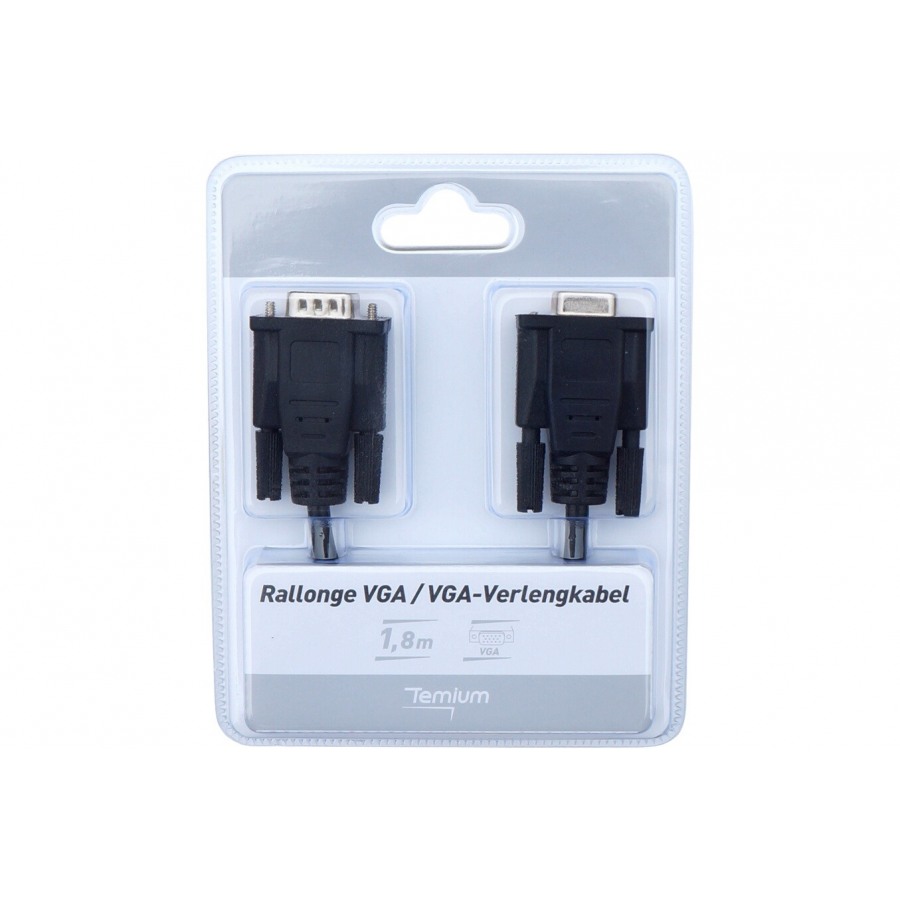 Temium Câble Rallonge VGA 1,8m n°1
